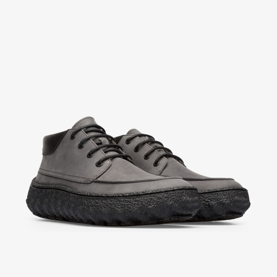 Botines Camper Ground Hombre - Gris | Camper Mexico + 9672DGHVA